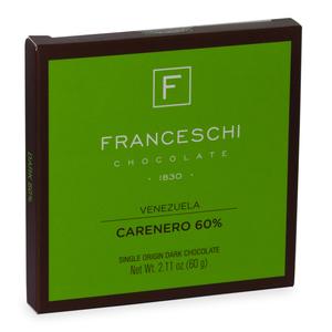 COBERTURA DE CHOCOLATE CARENERO 60% FRANCESCHI 226 GR
