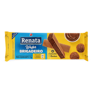 GALLETA WAFER CHOCOLATE BRIGADEIRO RENATA 115 GR