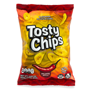 PLATANITOS SABOR PICANTE TOSTY CHIPS 80 GR
