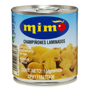 CHAMPIÑONES LAMINADOS MIMO 185 GR