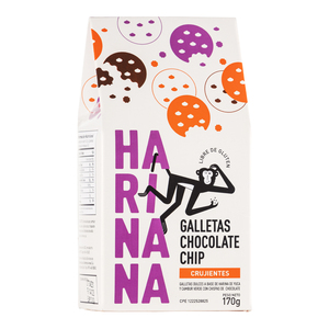GALLETAS DE CHOCOLATE CHIP HARINANA 170 GR
