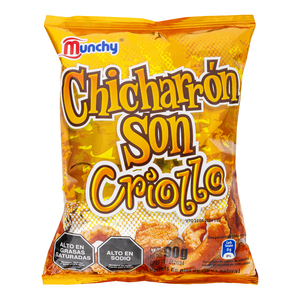 CHICHARRÓN SON CRIOLLO MUNCHY 90 GR