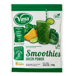 SMOOTHIE GREEN POWER CONGELADO VIMA FOODS 450 GR