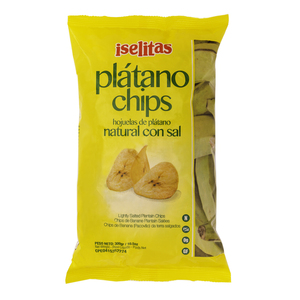 PLATANITO CHIPS CON SAL ISELITAS 300 GR