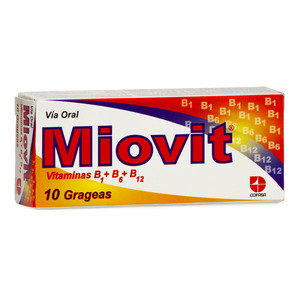 MIOVIT X 10 GRAGEAS