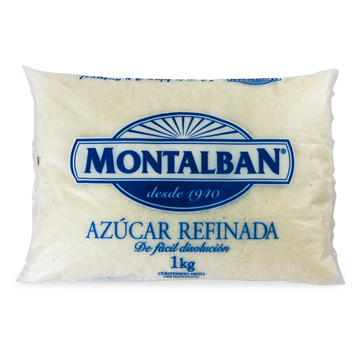 AZUCAR REFINADA MONTALBAN BOLSA DE PLASTICO 1 KG