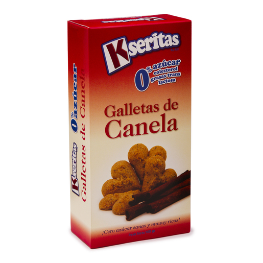 GALLETAS DE CANELA SIN AZÚCAR KSERITAS 100 GR