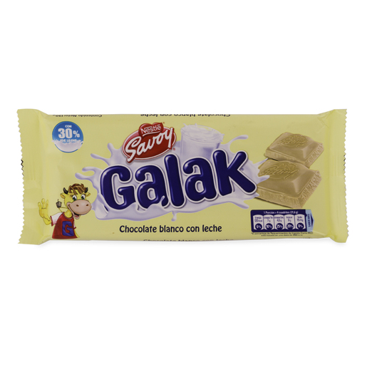 CHOCOLATE BLANCO GALAK SAVOY 130 GR