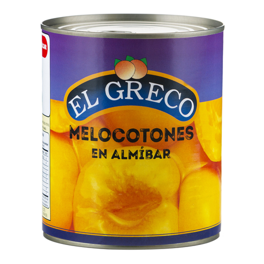 MELOCOTONES EN ALMIBAR EL GRECO 820 GR