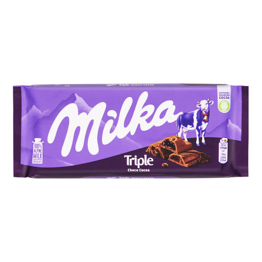 CHOCOLATE TRIPLE CHOCOLATE MILKA 100 GR