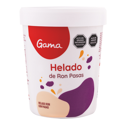HELADO DE RON PASAS GAMA 950 CC