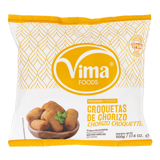 CROQUETAS DE CHORIZO VIMA FOODS 500 GR