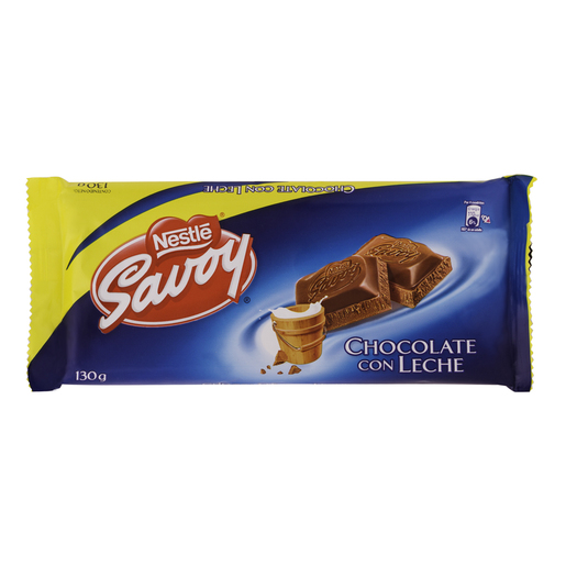 CHOCOLATE DE LECHE SAVOY 130 GR